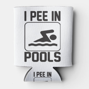 Ich pinkle in den Pools Dosenkühler