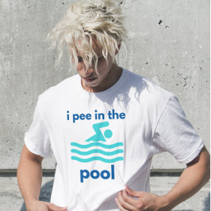 Ich pisse im Schwimmbecken und schwimmt zum Schwim T-Shirt