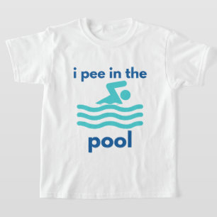 Ich pisse im Schwimmbecken und schwimmt zum Schwim T-Shirt