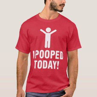 Ich Poopedoday Retro T-Shirt