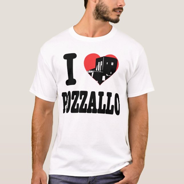Ich ❤️ Pozzallo  T-Shirt (Vorderseite)