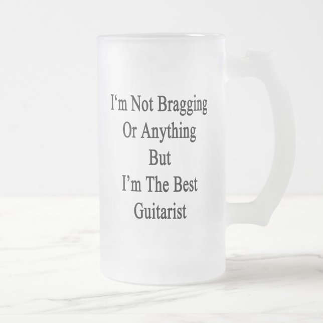 Ich prahle oder nichts, aber ich bin das beste mattglas bierglas (Rechts)