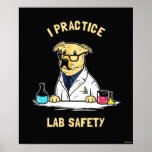 Ich praktiziere die Sicherheit von Labradoren Poster<br><div class="desc">"I Practice Labrador Safety" Hundegrafik von bCreative zeigt einen goldenen Labrador in einem Labor! Das ist ein tolles Geschenk für Familie, Freunde oder eine Leckerei für sich! Diese lustige Grafik ist eine großartige Ergänzung zu jedem Stil: bCreative ist ein führender Schöpfer und Lizenzgeber von originellen, trendigen Designs und Immobilien. ©LCT...</div>