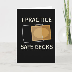 Ich praktiziere sichere Decks Sammelkarten Spiel P Karte