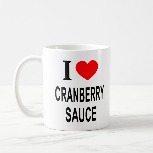 Ich ❤️ PREISELBEERSOßE ICH LIEBE PREISELBEERSOßE I Kaffeetasse (Links)