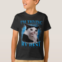 Ich probiere mein lustiges weinendes Katzen-Meme M
