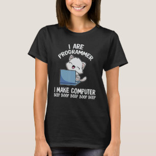 Ich programmiere Computer-Piep Boop Funny C T-Shirt