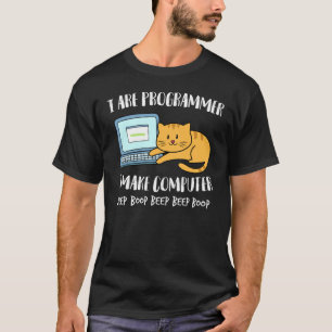 Ich programmiere, dass ich Computer funny Niedlich T-Shirt
