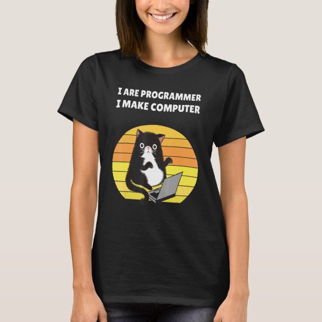 Ich programmiere eine Computerkiste T-Shirt (Vorderseite)