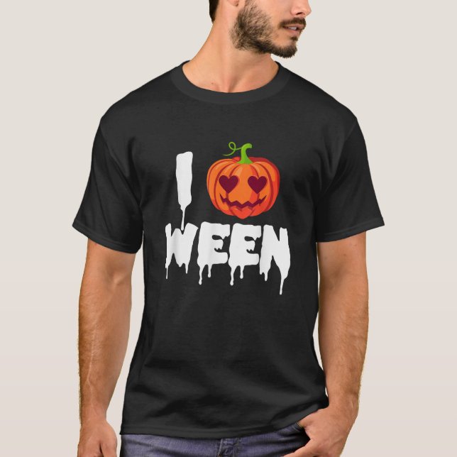 Ich Pumpkin Ween Funny Halloween Joke Zitat Männer T-Shirt (Vorderseite)