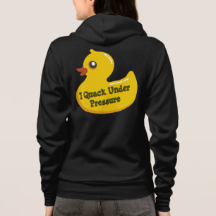 Ich quacke unter Druck das Bild zurück Hoodie
