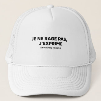 ich raste nicht aus, ich drücke mich aus truckerkappe