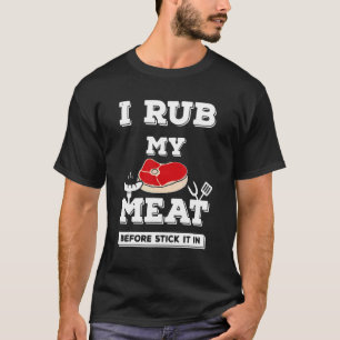 Ich raube mein Fleisch, bevor ich es im Grillresta T-Shirt