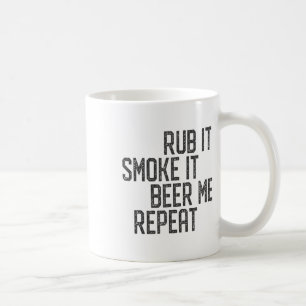 Ich raube meine Grillen "Smoker Grillmaster Beer M Kaffeetasse