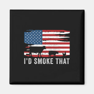 Ich rauche das Grill 1 Magnet