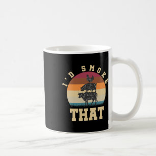 Ich rauche das lustig gerauchte Schweinefleisch Lo Kaffeetasse