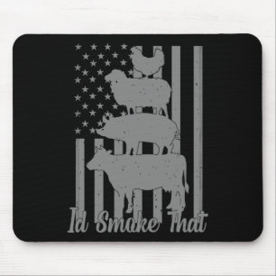 Ich rauche das lustige Grillen, das ich rauchen wü Mousepad