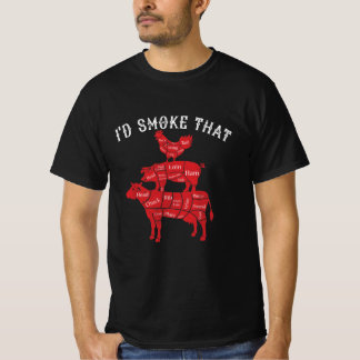 Ich rauche dieses Grillgeschenk für GRILLEN rauche T-Shirt
