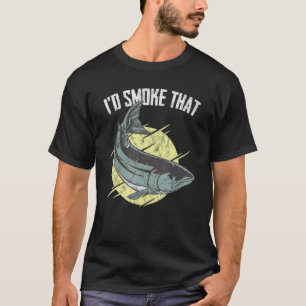 Ich räuchere diesen Lachs Grillen Barbeque Fisch T-Shirt