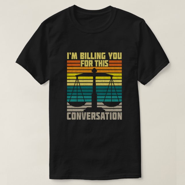 Ich rechne Ihnen für diesen Konversationslustigen  T-Shirt (Design vorne)