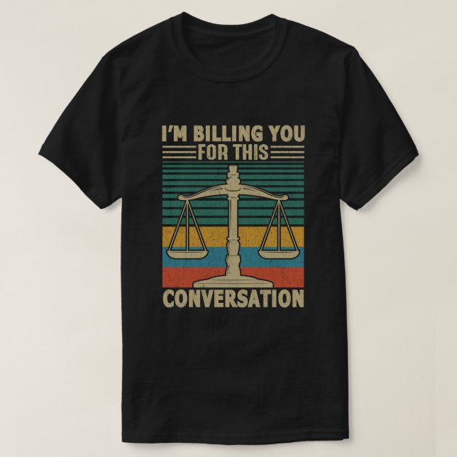 Ich rechne Ihnen für diesen Konversationslustigen  T-Shirt (Design vorne)