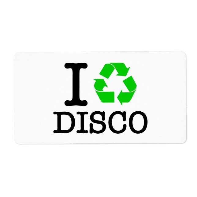 Ich recycel Disco (Vorne)