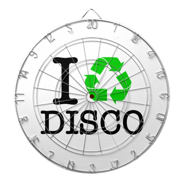 Ich recycel Disco Dartscheibe (vorne)