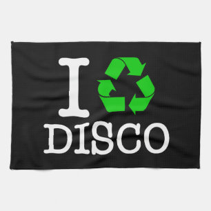 Ich recycel Disco Küchentuch
