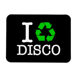 Ich recycel Disco Magnet