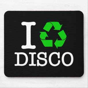 Ich recycel Disco Mousepad