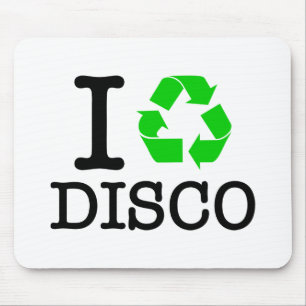 Ich recycel Disco Mousepad