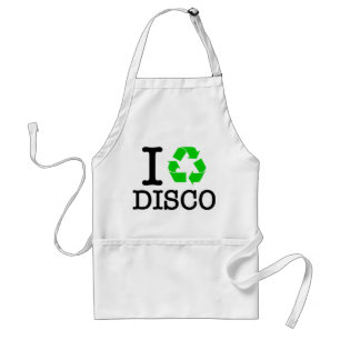 Ich recycel Disco Schürze