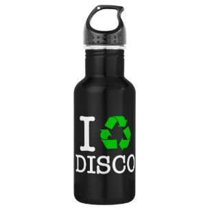 Ich recycel Disco Trinkflasche