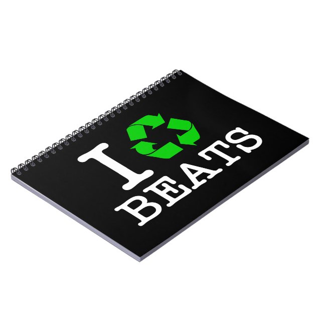 Ich Recycelte Beats Notizblock (Linke Seite)