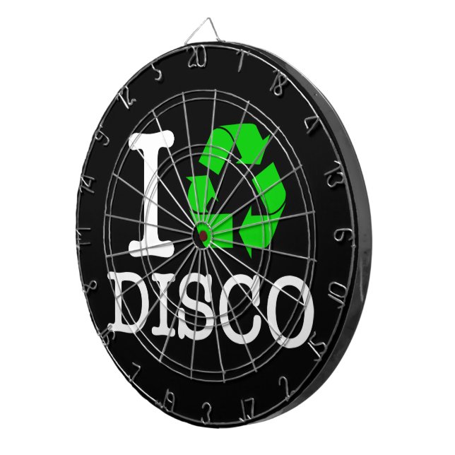 Ich Recycelte Disco Dartscheibe (Vorderseite rechts)