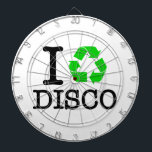 Ich Recycelte Disco Dartscheibe<br><div class="desc">Ich Recycelte Disco Vintag Old School Alternative Hip Hop T Shirts Bekleidung,  Hats,  Sticker,  Smart Phone Cases und mehr.</div>