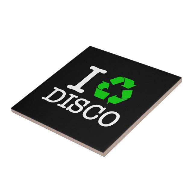 Ich Recycelte Disco Fliese (Seite)
