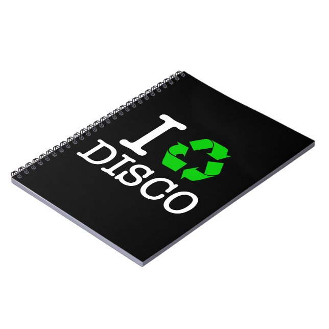 Ich Recycelte Disco Notizblock (Linke Seite)