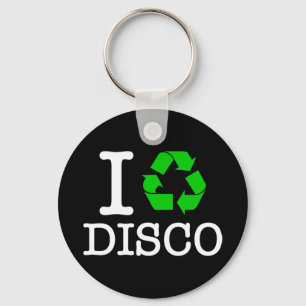 Ich Recycelte Disco Schlüsselanhänger