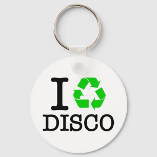 Ich Recycelte Disco Schlüsselanhänger