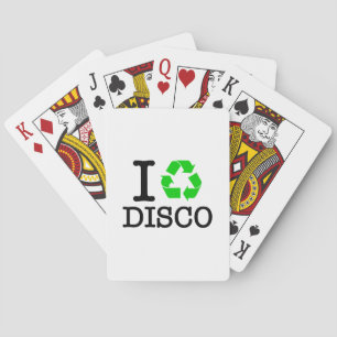 Ich Recycelte Disco Spielkarten