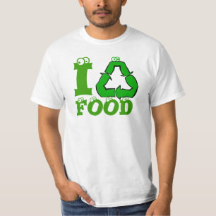 Ich Recycelte Essen T-Shirt