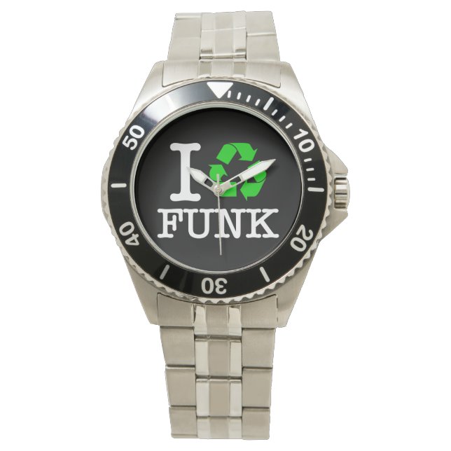 Ich Recycelte Funk Armbanduhr (Vorderseite)