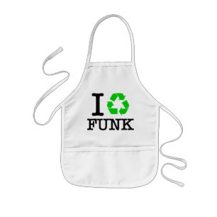 Ich Recycelte Funk Kinderschürze