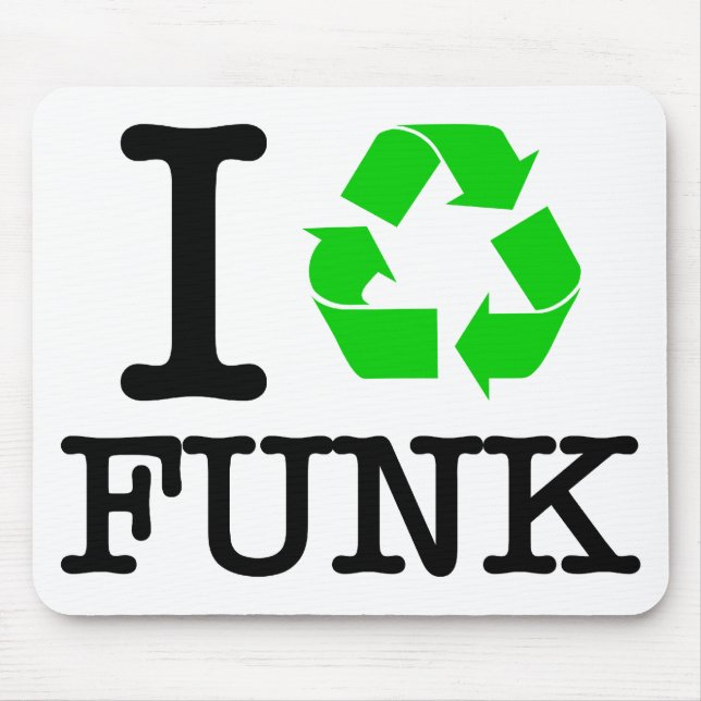 Ich Recycelte Funk Mousepad (Vorne)