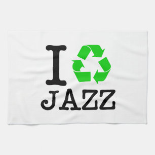 Ich Recycelte Jazz Handtuch