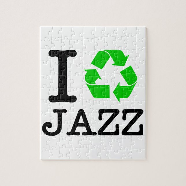 Ich Recycelte Jazz Puzzle (Vertikal)