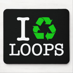 Ich Recycelte Loops Mousepad