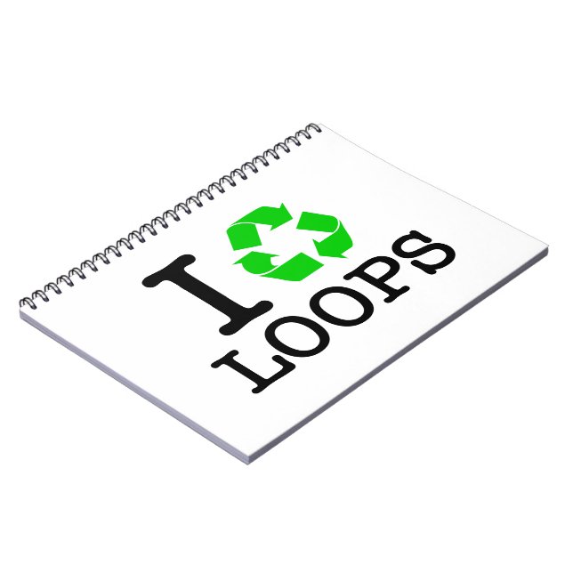 Ich Recycelte Loops Notizblock (Linke Seite)