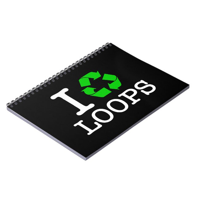 Ich Recycelte Loops Notizblock (Linke Seite)